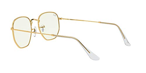 Image of Ray-Ban Unisex UV Protected Sunglasses ( 0RB3548|48 mm|Clear /Blue Light Filter)