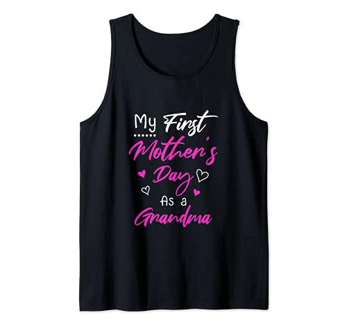 My First Mother’s Day as a Grandma | Motherhood Affirmation Camiseta sin Mangas