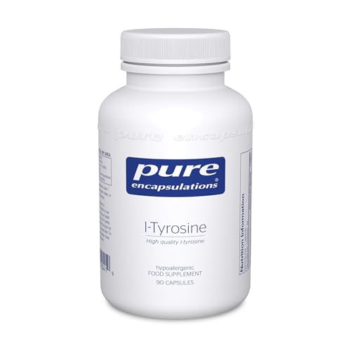 Pure Encapsulations L-Tyrosine 500mg - Amino Acid Supplement - 90 Vegetarian Capsules