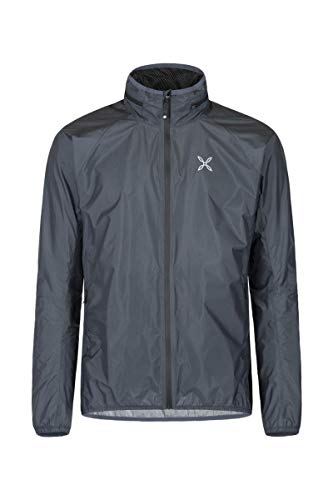 Preisvergleich Produktbild MONTURA Regenjacke mit Kapuze Rainbow - Bleifarben, Grau M