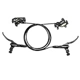 BUCKLOS Zoom MTB 4 Piston Hydraulic Disc Brakes Set, Left Front 800mm Right Rear 1400mm Mountain Bik