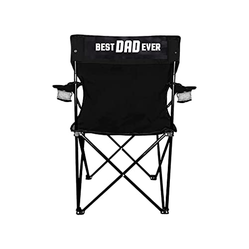 VictoryStore Outdoor Camping Chair - Best Dad Ever Camping Chair with Carry B