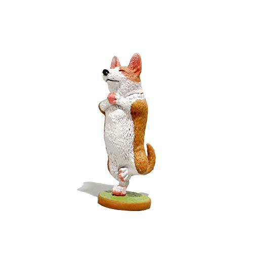 Funny Yoga Dog Team Figurines-Collectible Animal Set Of 6, Miniature Fairy Garden And Terrarium Hand Made Table Decor Perfect For Gifts And Souvenirs #TOP2