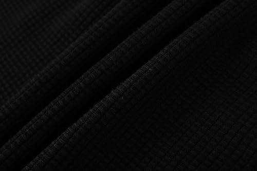 Ross&Freckle Mens Pullover Sweater Men's Crewneck Sweater Soft Casual Sweaters for Men Classic Pullover Sweaters with Ribbing Edge Black4