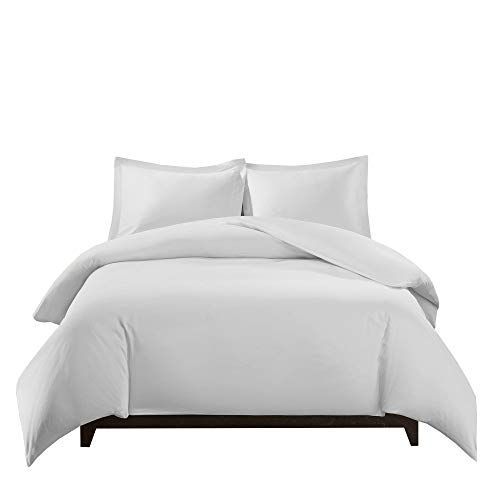Royal Tradition 100 Percent Bamboo Viscose King/California 3Pc Duvet Cover Set, White, Super Soft Comforter Covers #TOP25