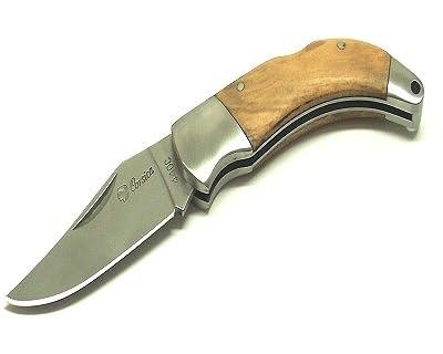 Couteau Corse Tête Mora avec manche en olivier et lame 7 cm