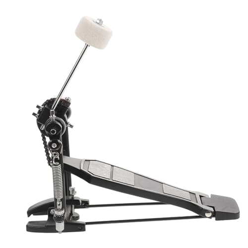 Milisten Bass Drum Kit Pedal Replacement Parts Aluminum Alloy Drum Practice Pedal with Fast Movement