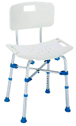 Big John BJBATH White Heavy Duty Shower Chair