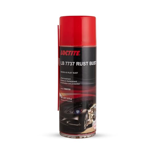 Image of Loctite SF 7737 Rust Bust Spray | Semi-Drying Oil Type | Cleans, Lubricates & Prevents Rust | Safe on Rubber, Plastic & Paint | Ideal for Nuts, Bolts, Hinges & Tools| 315 g
