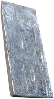 SOOTRA_99.99% High Purity Lab Graded Zinc Metal Block Lumps piece of - (1 kg)