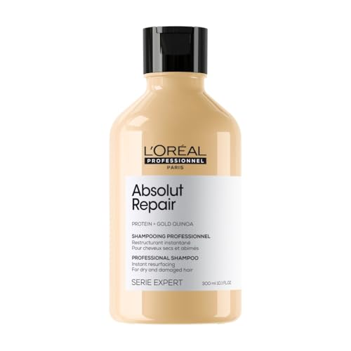 L’Oréal Professionnel, Champú Tratamiento Reconstructor para Pelo Seco y Dañado, Absolut Repair, 300ml