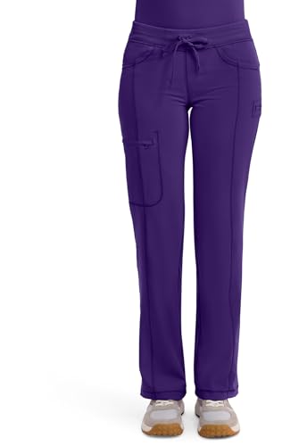 Infinity Pantalon jambe droite cordon femme 5XL raisin