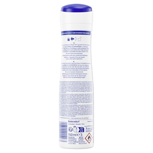 Nivea Fresh Sensation 72 uur Deodorant Spray – 6 x 150 ml - View 2
