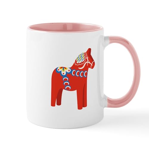 CafePress Swedish Dala Horse Mugs 11 oz (325 ml) Ceramic Coffee Mug