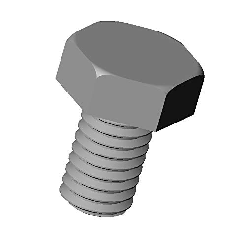 ajile - 20 Pieces - Hexagonal Bolt, Hexagonal Cap Screw - M8 | Length L = 16 mm | PA6.6 Polyamide Plastic Nylon - Electrical Insulation, Corrosion Free, Lightweight