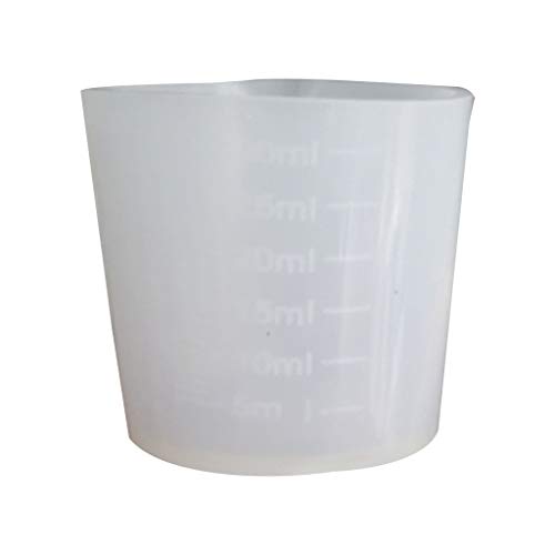 10 vasos medidores de silicona 30 ml reutilizables miniatura 7
