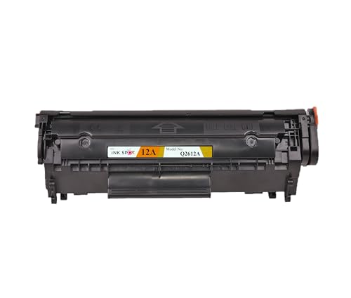 Image of INKSPOT 12A Laser Printer Cartridge Compatible with 1020, M1005, 1018, 1010, 1012, 1015, 1022, 1022N, 1022NW, 3015, 3020, 3030, 3050, 3050Z, 3052, 3055 / 12A Cartridge /Black (TN-12A 1PIC)