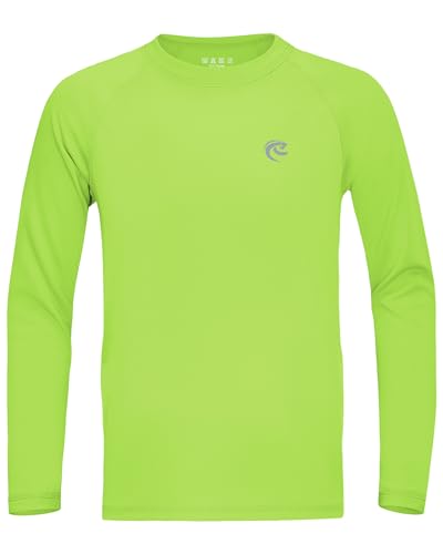 Image of Boys UPF 50+ Swim Shirt Long Sleeve, 1 or 2 Pack Rash Guard Tops