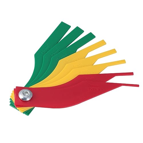 SOESFOUFU Professional Brake Pad Gauge Car Brake Pad Thickness Gauge Easy to Use Scale