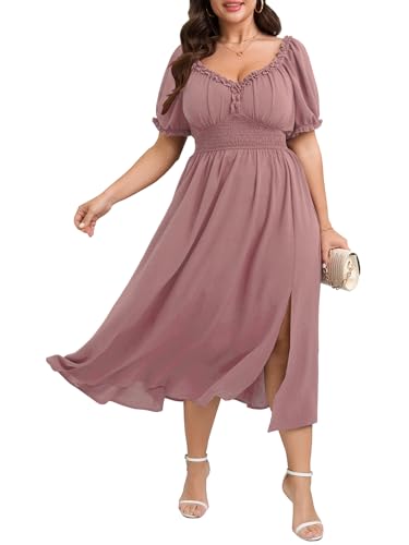 CICIDUDU Womens Plus Size Dress Wedding Guest Cocktail...