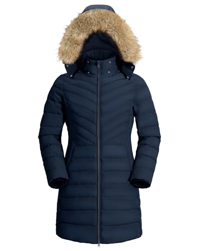 Pioneer Camp Women's Winter Coats Warm Thicken Long Puffer Jacket