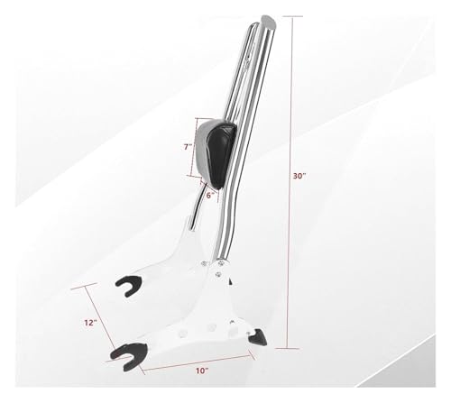 Dossier passager moto avec coussin ergonomique pour Chieftain et Roadmaster
