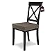 SCHEFFLER-Home Stuhlbezug Mia Taupe / Stuhlbezug 4er Set Chair Cover Stuhl Überzug als Stuhlschoner / Stuhlhussen als Sitzbezug Stuhl / Elegante Sitzbezüge für Stühle oder Bürostuhl Bezug