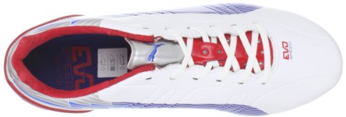 PUMA Puma Women's Evospeed 3 fg-w, White/Limoges/Ribbion Red, 6 B US