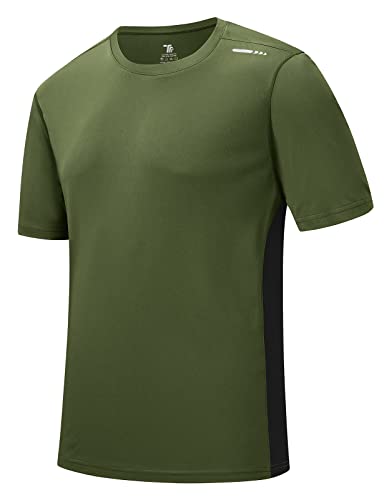 Rdruko Men's Rash Guard Swim Shirts Short Sleeve UPF 50+ UV Protection Quick Dry Fishing Surf Active T Shirts