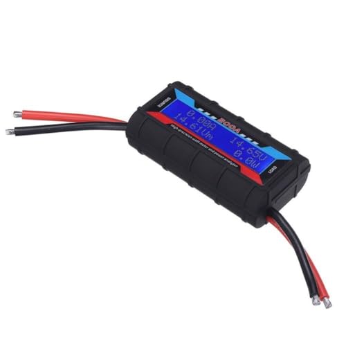 Testeur de batterie numérique sans fil et analyseur de puissance pour modèles RC, courant 200 A, tension 60 V, écran LCD rétroéclairé, boîtier ABS (200 A)