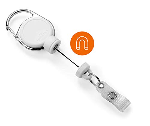 Durable 832902 Jojo für schwere Kartenhalter oder Schlüssel bis 300g, 1 Stück, weiß