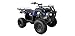 HHH 200cc ATV Big Utility 4 wheeler Adults Youth quad with Automatic Transmission Reverse, LED Headlight, Matching Rims, Big 23/22 inches Wheels CT-200-1 (Blue)