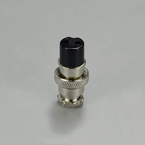 RIVERWELD 2 pin Aviation Plug Socket Air Connector 16-2P Male and Female Metal Self Locking