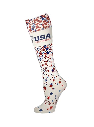 Hocsocx Confetti Socks Performance Liner Moisture-Wicking Protection for Field Hockey, Ice Hockey, and Soccer