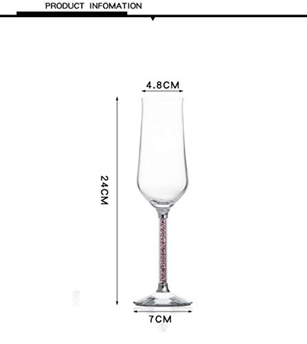 Copa de vino cristalina CXK para evitar mesas aburridas en sus fiestas 3