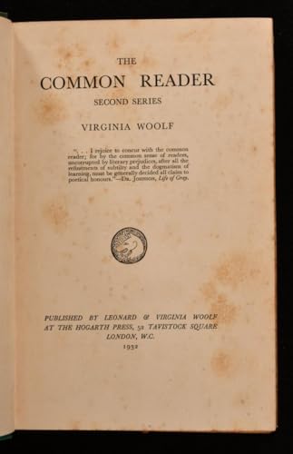 The Second Common Reader [Unknown] 0701205695 Book Cover