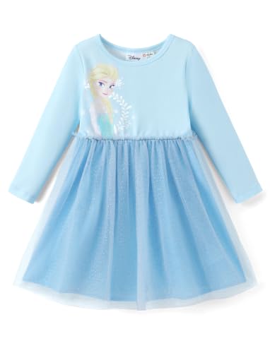 Image of Disney Girls' Tulle Tutu Dress Birthday Party Outfit Toddler to Big Kid