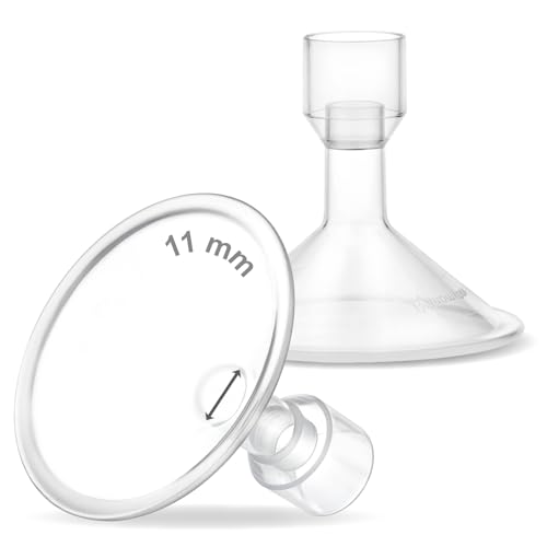 Image of Maymom MyFit 11 mm Small Shields, Compatible with Medela Breast Pump- PersonalFit, Freestyle, Harmony, Maxi, Flex Connector, Connect to Widemouth /Narrow Connector, 2pcs