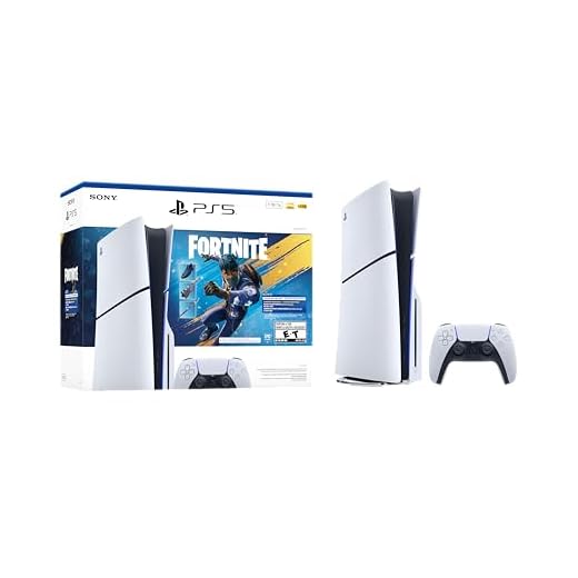 Sony PS5 (PlayStation 5) Slim Console, 1TB SSD, Disc Edition - Bundle Fortnite Flowering Chaos