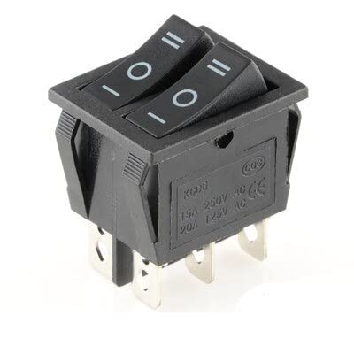 Interrupteur de lumière à bascule double étanche CD8 pour remplacer les boutons oxydés