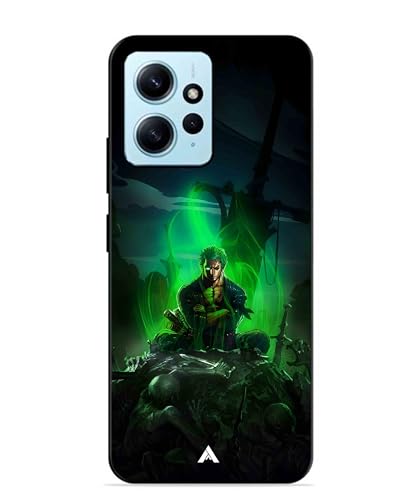 Image of Premium Anime 1 Case for Xiaomi Redmi Note 12 4G (Glossy Finish) Soft-Touch Metal TPU Back Cover, Shockproof, Designer, Aesthetic Mobile Phone Case