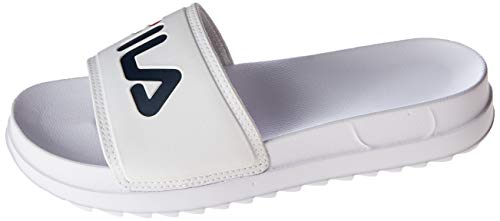 Chinelo Drifter Bold, Fila, Feminino, Branco/Marinho/Vermelho, 37