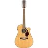 Fender CD-140SCE 12-String Dreadnought Cutaway Acoustic Electric Guitar with 2-Year Warranty, Fishman Pickup and Preamp System, Natural, with Case #1