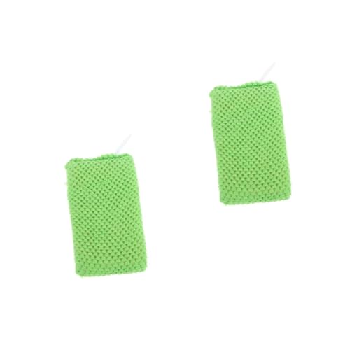 PACKOVE 2 Piezas Tela de Esponja de lavavajillas Limpieza Limpiador Cepillos para Lavar Platos Natural para Platos fregador de Platos de Cocina estropajos de Cocina Green