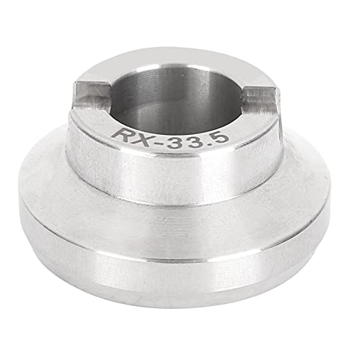Ewxdghy Troquel profesional para abridor de caja trasera de reloj, troqueles ranurados de acero inoxidable para mantenimiento de relojes, herramienta para quitar cubiertas de relojes (33,5 mm)