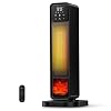 Space Heater, 25″ Space Heaters for Indoor Use, 1500W Electric Heaters with Remote, Tower Heater with Overheat & Tip-Over Protection, Quiet, Fast and Safe Heating for Room Bedroom Office Home