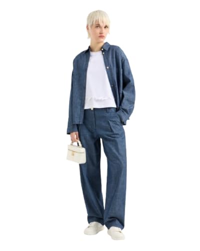 Armani Exchange Women's Chambray Denim Trousers