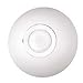 Hubbell ATU500C Ceiling Sensor, Adaptive Technology, Ultrasonic, White, 500sqft Max Sensing Range