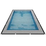 20 x 40 Ft Pool Leaf Net Cover, Inground Pool Cover Rectangle Swimming Pool Cover, Inground Pool Net Cover for Inground Pools Catching Leaves Debris, Black