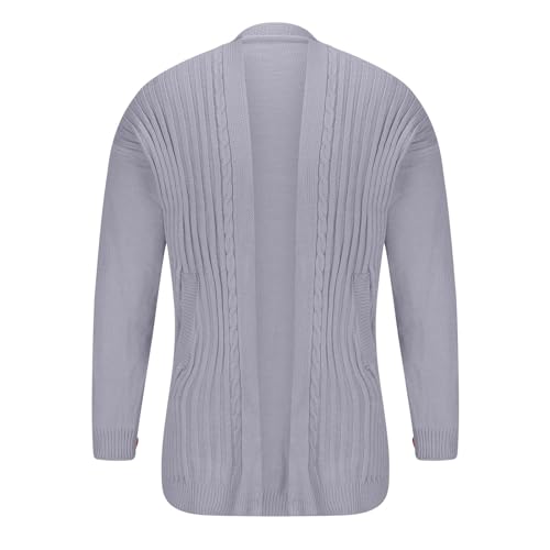 Men's Shawl Casual Cardigan Long Sleeve Drape Cape Lightweight Slim Fit Solid Open Front Knitted Cardigan Sweaters2